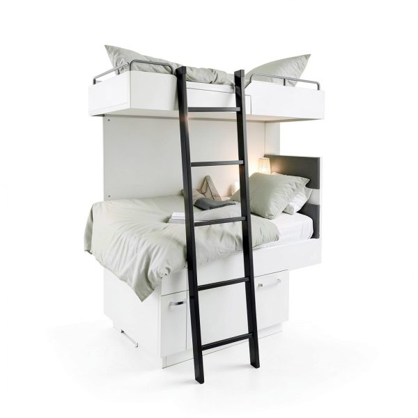 Lakexus 55inch Black RV Bunk Bed Ladder Steel-5