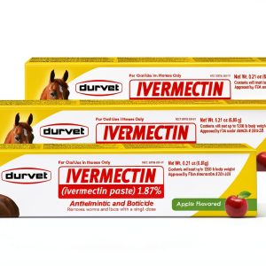 Ivermectin Paste Dewormer - 6.08g dose @ 1.87%-Apple Flavored, 3 Count-0
