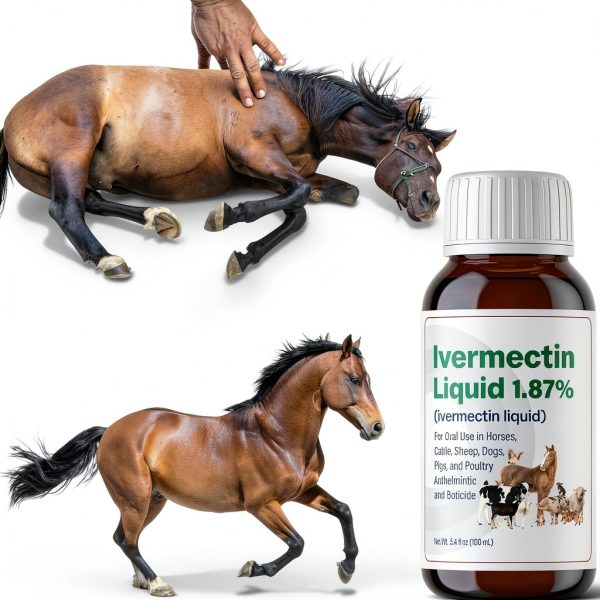 Dewormer for Horse and Poultry Bingbrofam Ivermectin Liquid Formula-2