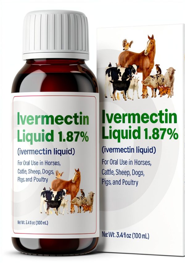 Dewormer for Horse and Poultry Bingbrofam Ivermectin Liquid Formula-0