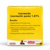 Ivermectin Paste Dewormer - 6.08g dose @ 1.87%-Apple Flavored, 3 Count-3