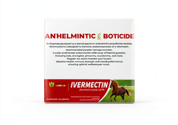 Ivermectin Horse Paste 1.87% Apple Flavored Shevat for Horses-5