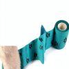 WePet Pet Wrap Self Adhesive Cohesive Gauze 2 Inch Pawprints A 6 Rolls-1