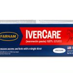 Farnam IverCare 1.87% Apple Horse Dewormer Paste 0.21 oz for 1,250 lb-0